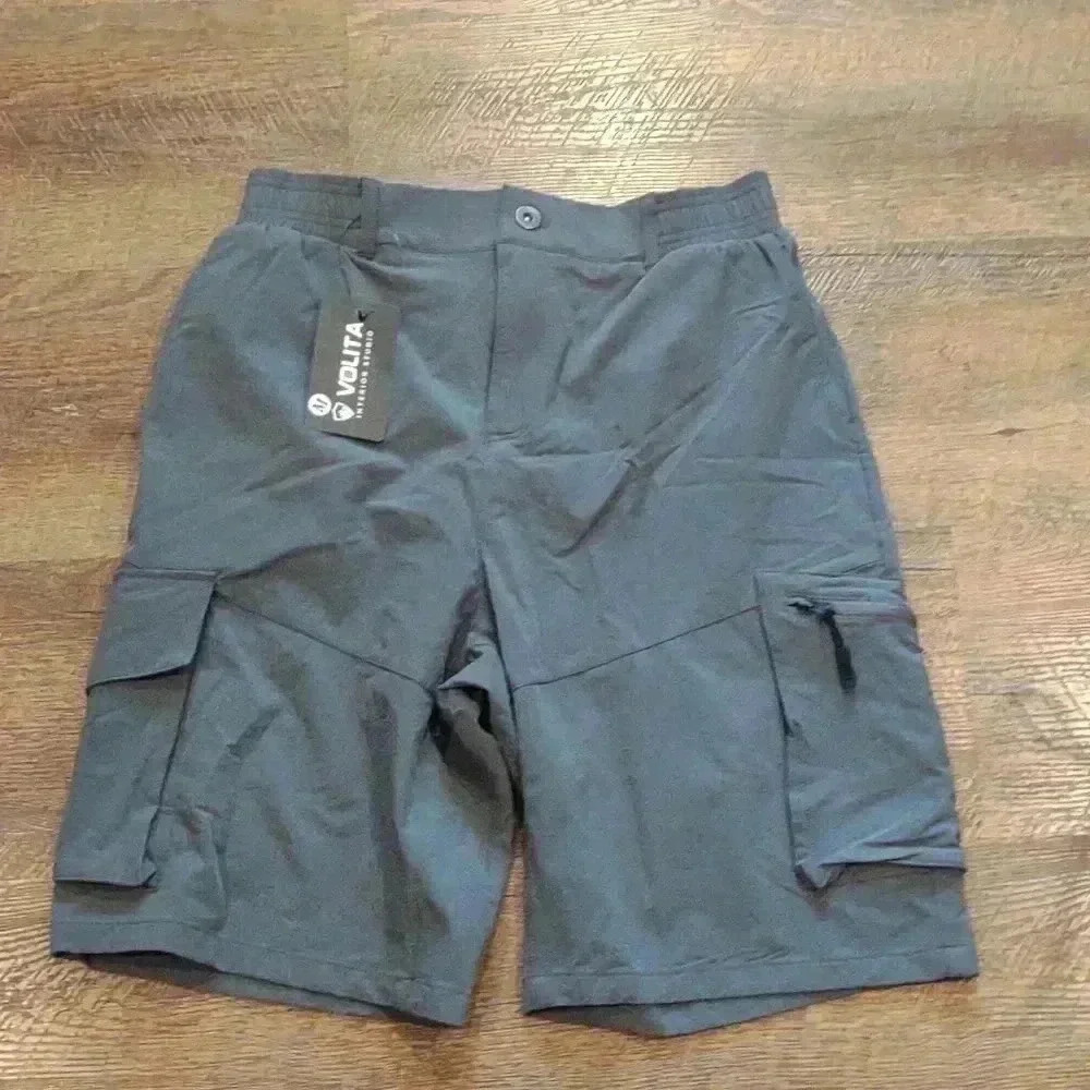 NWT Volita mens outdoor recreation gray‎ shorts medium